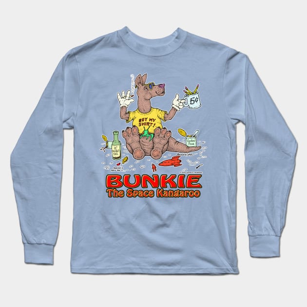 Bunkie Begs Long Sleeve T-Shirt by JEAndersonArt